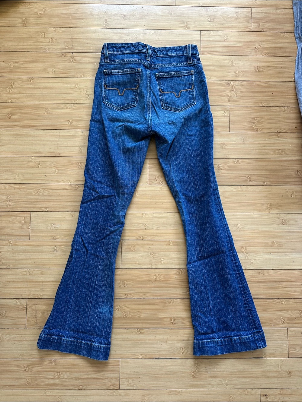 Kimes Ranch Women's Blue Flare Jeans - Dark Indigo Denim